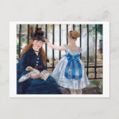 Die Eisenbahn, Edouard Manet Postkarte (Vorderseite)