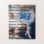 Die Eisenbahn, Edouard Manet Puzzle (Vertikal)