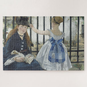 Die Eisenbahn - Kunstmalerei von Manet Puzzle