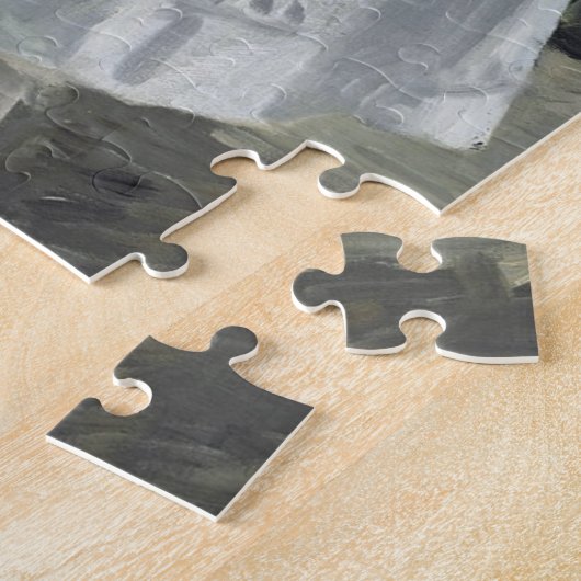 Die Eisenbahn - Kunstmalerei von Manet Puzzle (Seite)