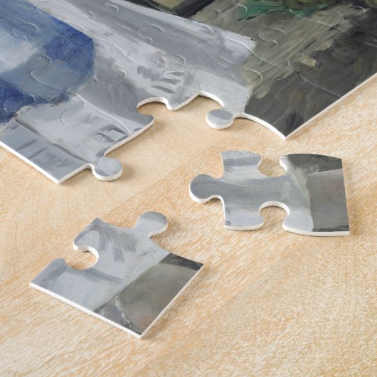 Die Eisenbahn - Manet Impressionist Malerei Puzzle (Seite)