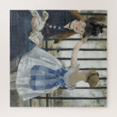Die Eisenbahn - Manet Impressionist Malerei Puzzle (Horizontal)