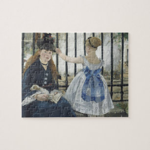 Die Eisenbahn - Manet Impressionist Malerei Puzzle