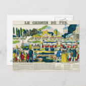 Die Eisenbahn Postkarte (Vorne/Hinten)