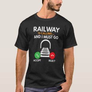 Die Eisenbahn ruft und ich muss die Lokomotiven Ei T-Shirt