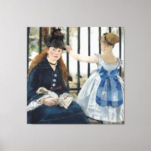 Die Eisenbahn von Edouard Manet 1873 Leinwanddruck