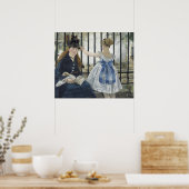 Die Eisenbahn von Edouard Manet Poster (Küche)