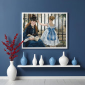 Die Eisenbahn von Eduard Manet, Kunst Poster