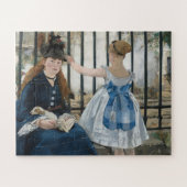 Die Eisenbahn von Eduard Manet, Kunst Puzzle (Horizontal)