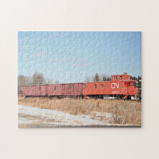Die Eisenbahnstrecke Prairies Canada Puzzle (Horizontal)