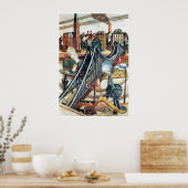 Die Eisenbrücke von Max Beckmann Poster (Küche)