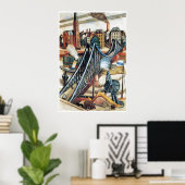 Die Eisenbrücke von Max Beckmann Poster (Heimbüro)