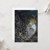 Die Eishöhle öffnet sich Karte (Vorderseite/Rückseite Beispiel)