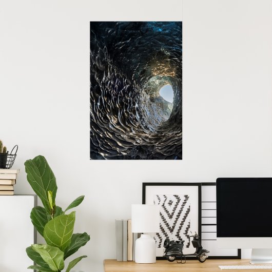 Die Eishöhle öffnet sich Poster (Heimbüro)