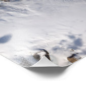 Die Eisinsel Fotodruck (Ecke)