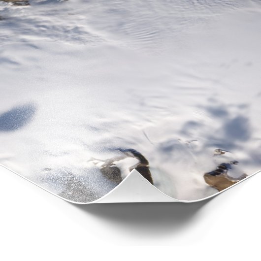 Die Eisinsel Fotodruck (Ecke)