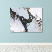 Die Eisinsel Leinwanddruck (Insitu (Holzboden))