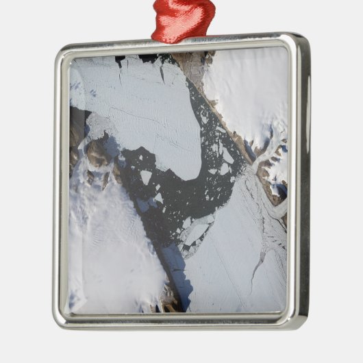 Die Eisinsel Silbernes Ornament (Links)