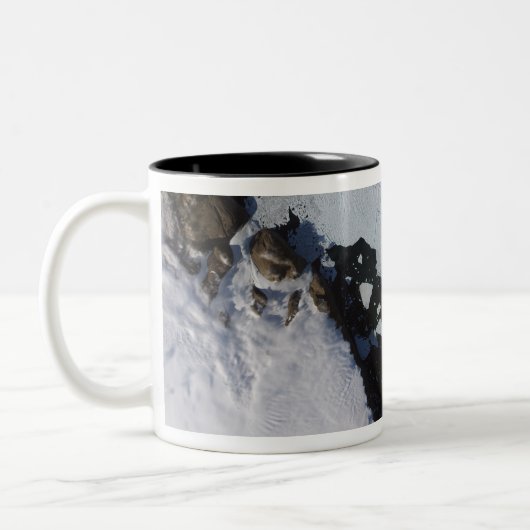 Die Eisinsel Zweifarbige Tasse (Links)