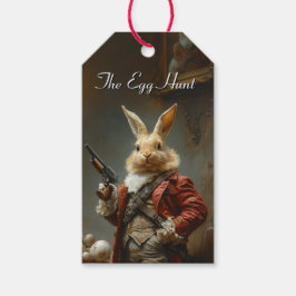 Die Eizelljagd, die Osterhasen-Jagd Geschenkanhänger