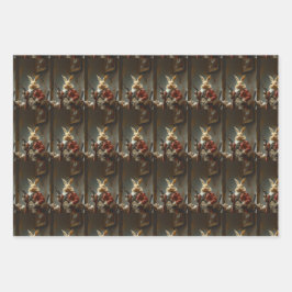 Die Eizelljagd, die Osterhasen-Jagd Geschenkpapier Set