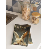 Die Eizelljagd, die Osterhasen-Jagd Geschirrtuch