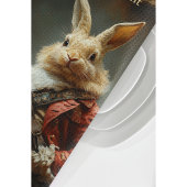 Die Eizelljagd, die Osterhasen-Jagd Geschirrtuch