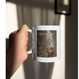 Die Eizelljagd, die Osterhasen-Jagd Kaffeetasse