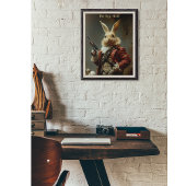 Die Eizelljagd, die Osterhasen-Jagd Poster