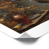 Die Eizelljagd, die Osterhasen-Jagd Poster (Ecke)