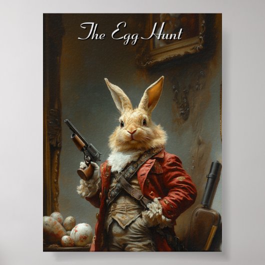 Die Eizelljagd, die Osterhasen-Jagd Poster (Vorne)