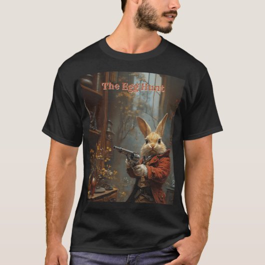 Die Eizelljagd, die Osterhasen-Jagd T-Shirt (Vorderseite)