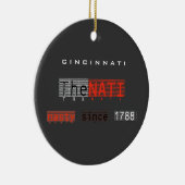Die eklige NATI (Cincinnati) Verzierung Keramik Ornament (Rechts)