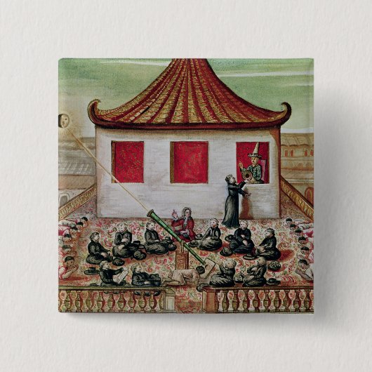 Die Eklipse des Sun in Siam im Jahre 1688 Button (Vorderseite)