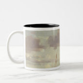 Die Elbe bei Blankenesee Zweifarbige Tasse (Links)