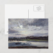 Die Elbe und die Neustadt, Dresden Postkarte (Vorne/Hinten)