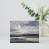 Die Elbe und die Neustadt, Dresden Postkarte (Stehend Vorderseite)