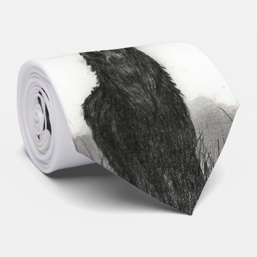 Die Elch-Hirsch-Entwurfs-Krawatte der Männer Krawatte (Gerollt)