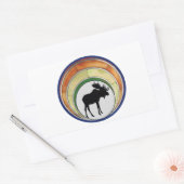 Die Elchenkrone Rechteckiger Aufkleber (Umschlag)