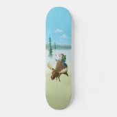 Die Elchreiter, Seite 1 Skateboard (Vorderseite)