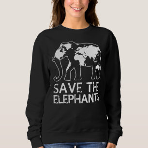 Die Elefanten Afrika Indien Wilderness Wild An ger Sweatshirt