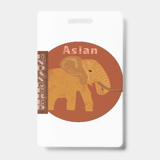 Die Elefanten gerettet Ausweis (Front)