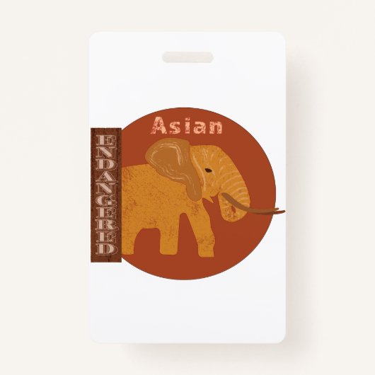 Die Elefanten gerettet Ausweis (Vorderseite)