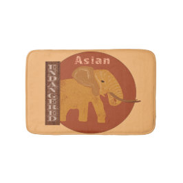 Die Elefanten gerettet Badematte