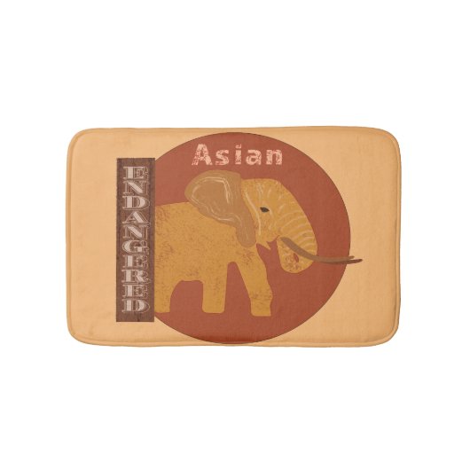 Die Elefanten gerettet Badematte (Vorderseite)