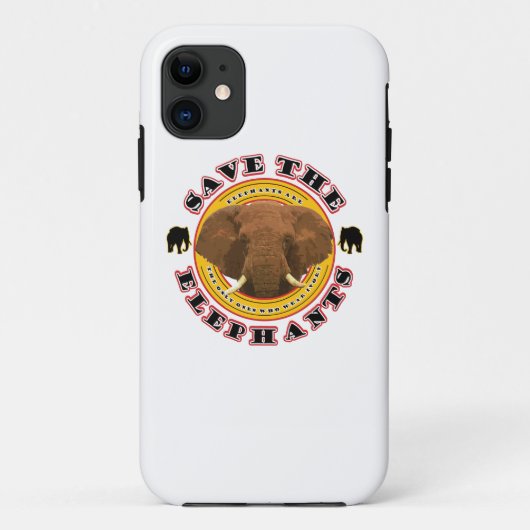 Die Elefanten gerettet Case-Mate iPhone Hülle (Rückseite)