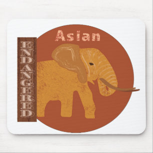 Die Elefanten gerettet Mousepad