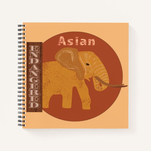 Die Elefanten gerettet Notizblock (Vorderseite)