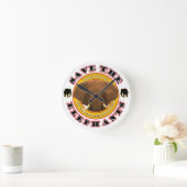Die Elefanten gerettet Runde Wanduhr (Zuhause)