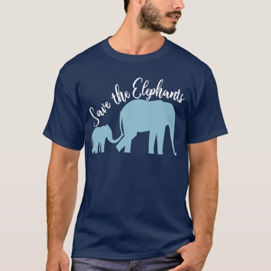 Die Elefanten gerettet T-Shirt (Vorderseite)